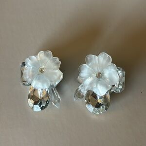 Crystal-like earrings